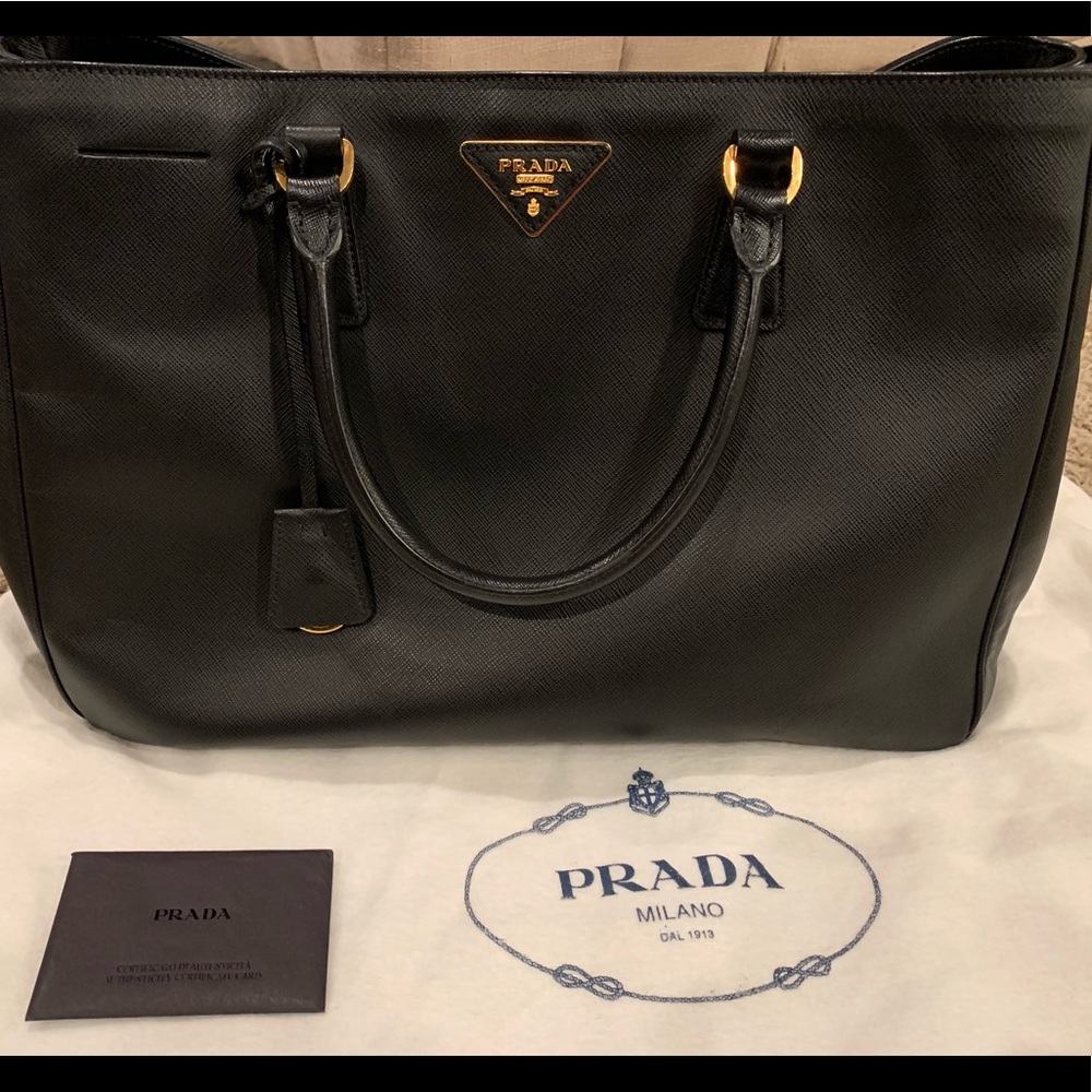 Prada saffiano Lux tote